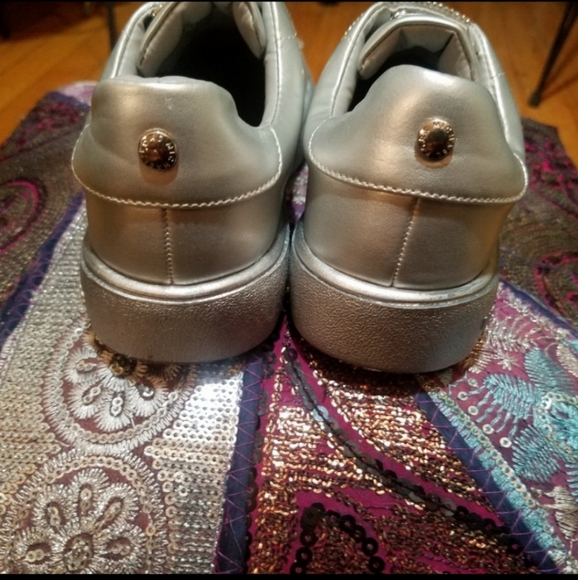 Michael Kors Blinged Velcro Straps Sneakers - Picture 4 of 6